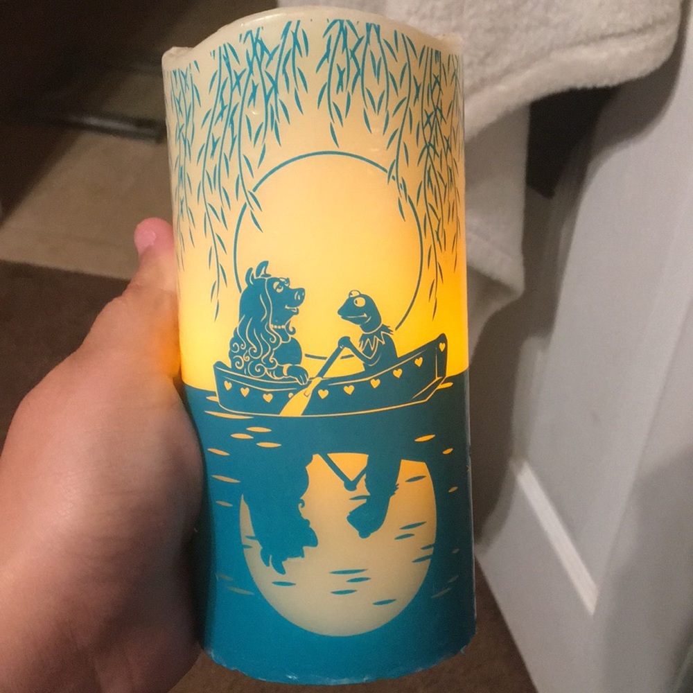 A fake muppets candle